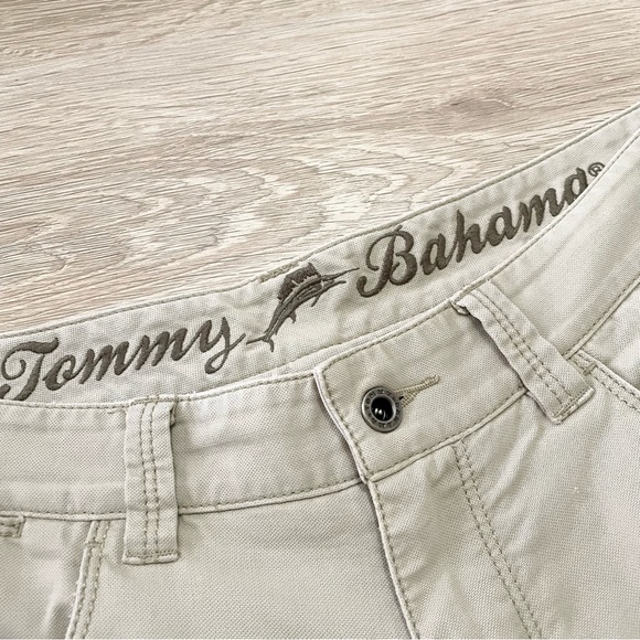 Tommy Bahama Size 36 Tan Lyocell Cotton Straight Leg Chino Pants - Picture 5 of 5
